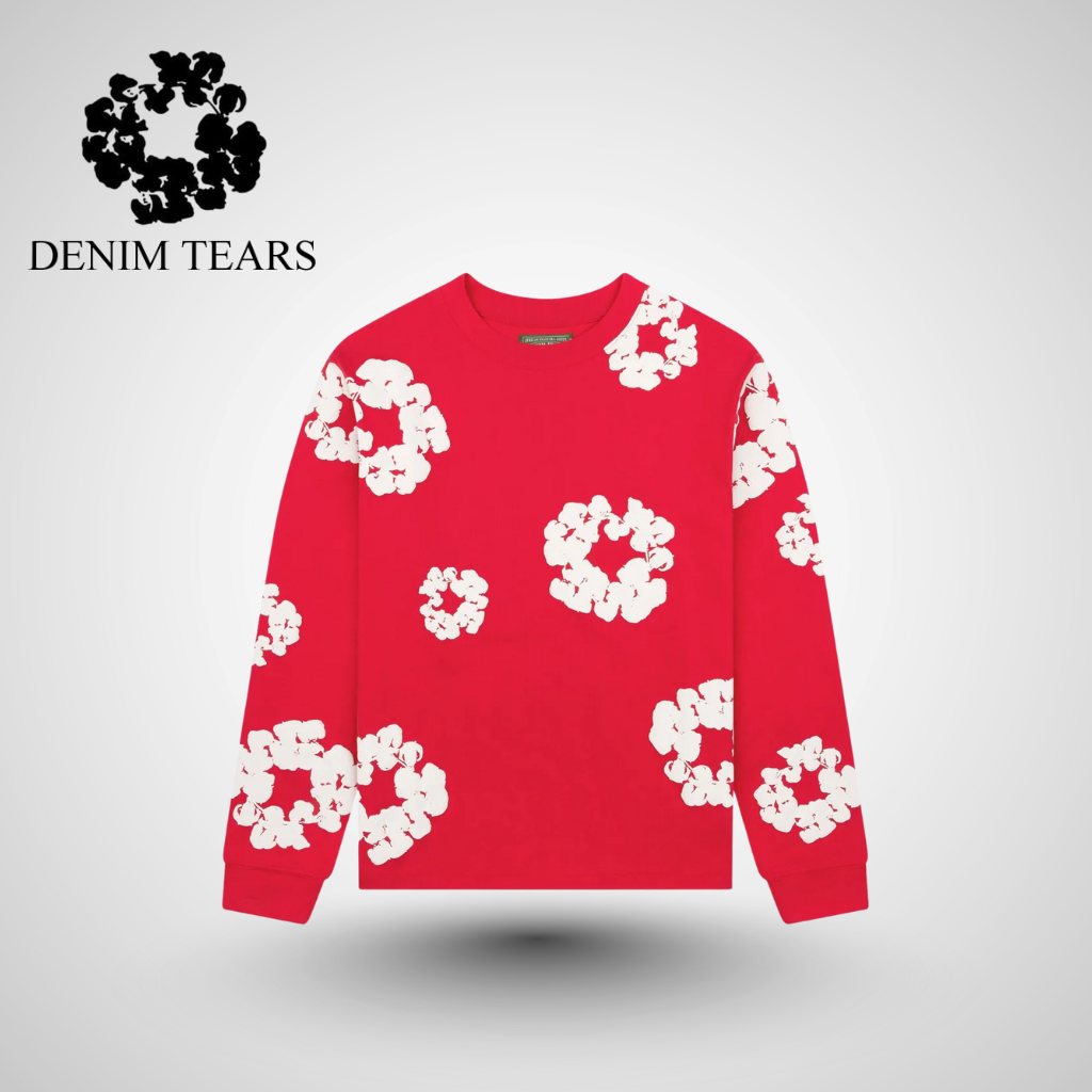 DT™ Sweatshirt mit „Cotton Wreath“-Grafikdruck