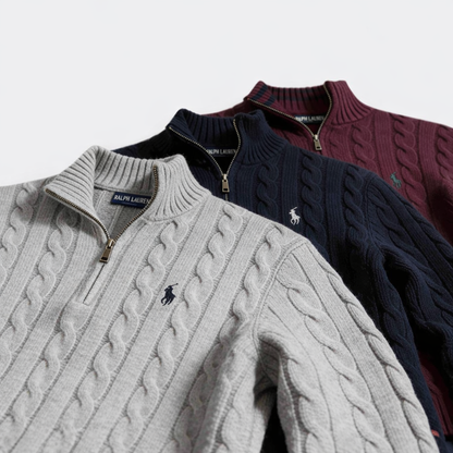 R&L ZOPFSTRICK-REISSVERSCHLUSS-PULLOVER-SET