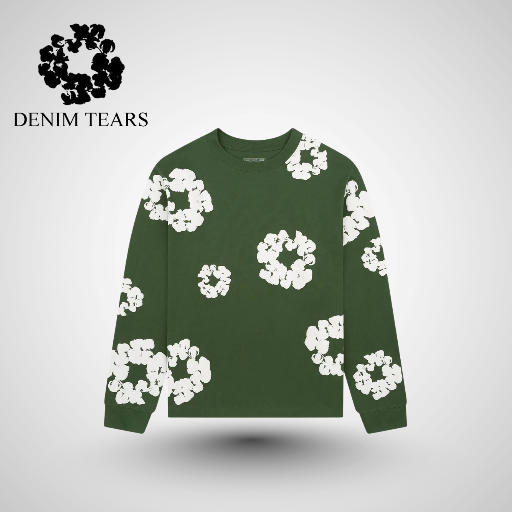 DT™ Sweatshirt mit „Cotton Wreath“-Grafikdruck
